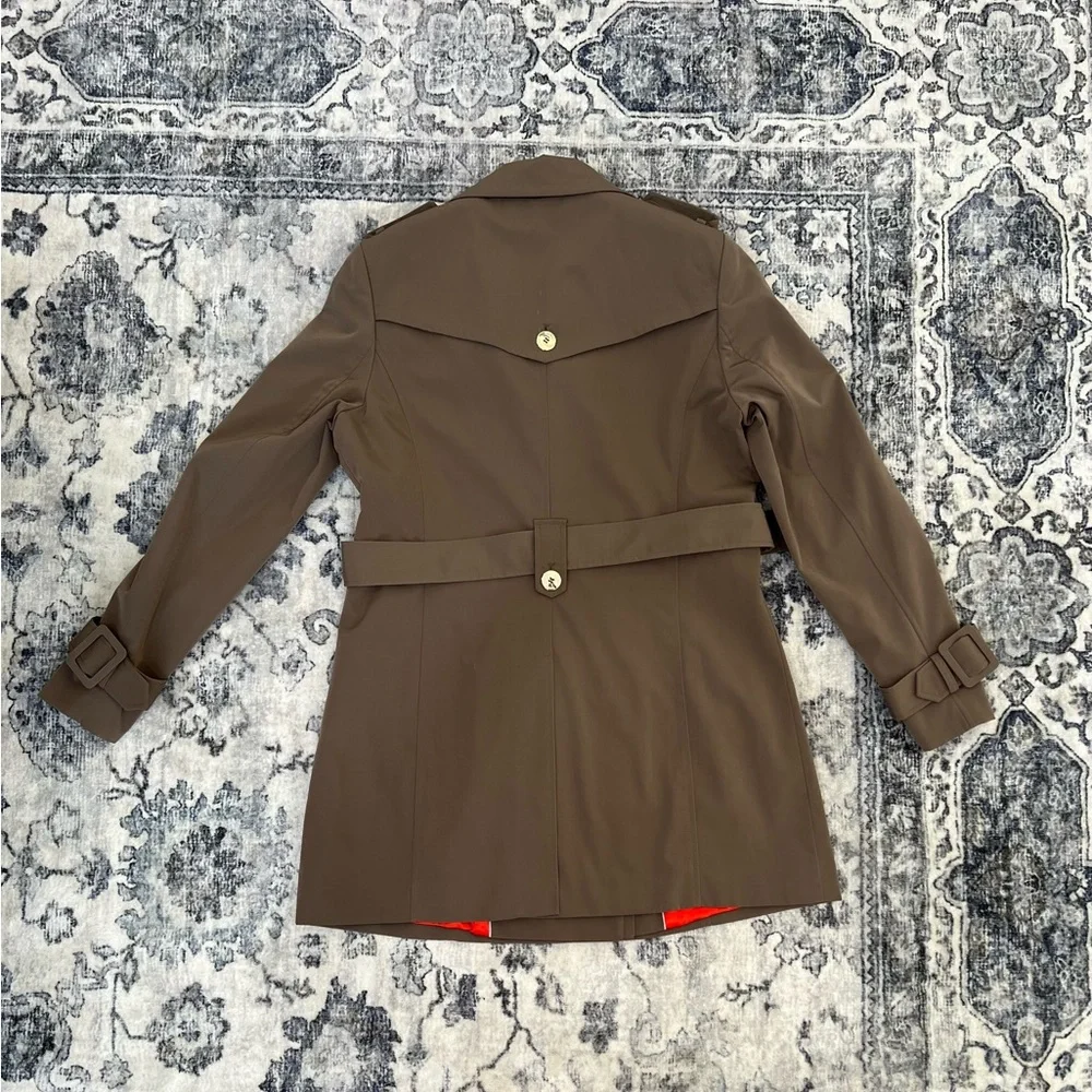 Calvin Klein Women’s Trench Coat with Belt - Picture 5 of 7